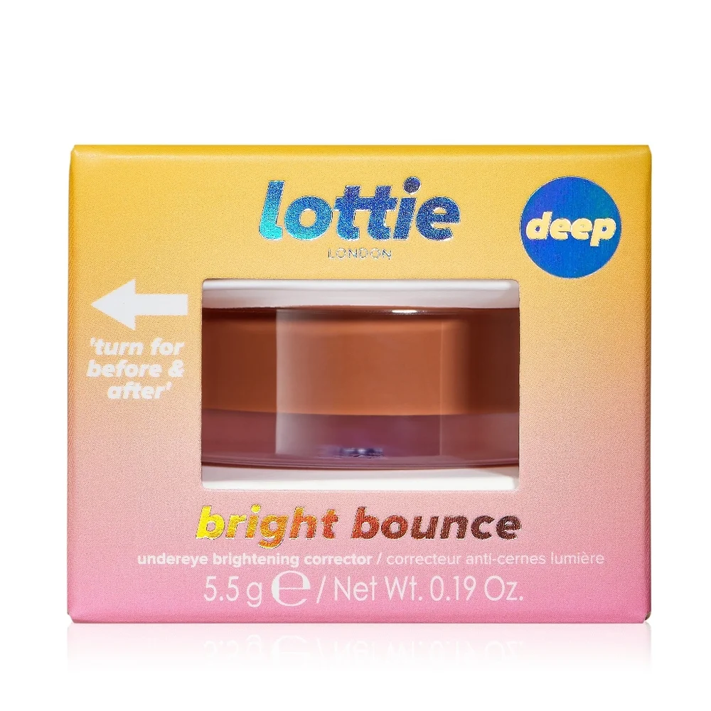 3 x Lottie London Bright Bounce Undereye Brightening Corrector, Deep